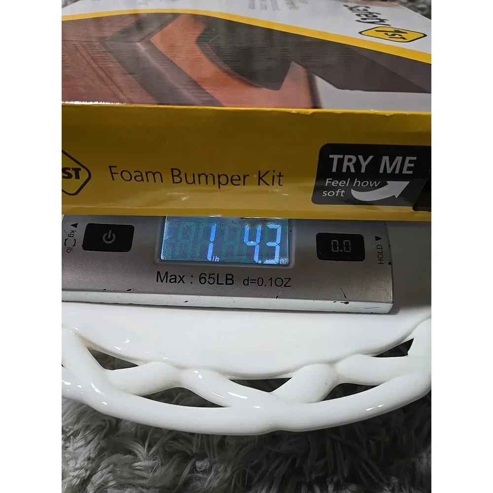 Safety 1st Foam Bumper Kit Brown 12' Edge Roll 4 Corners NIP